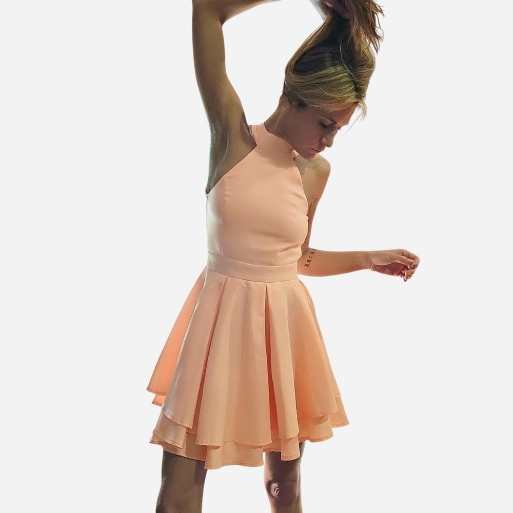 Lulu's Open Back Dress - Picture 4 of 8